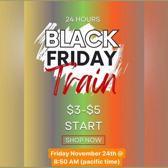 Black Friday 24 Hours Train Raid From 6:00 am ET 11/24-11/25 By 24 Sellers - Picture 1 of 6